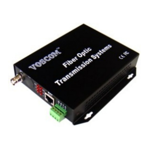 Voscom VOS-1110FFDT Series installation manual