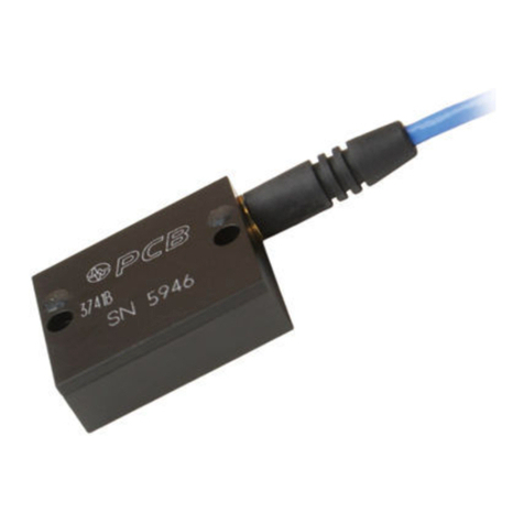 PCB Piezotronics 3741B1210G Installation and operating manual