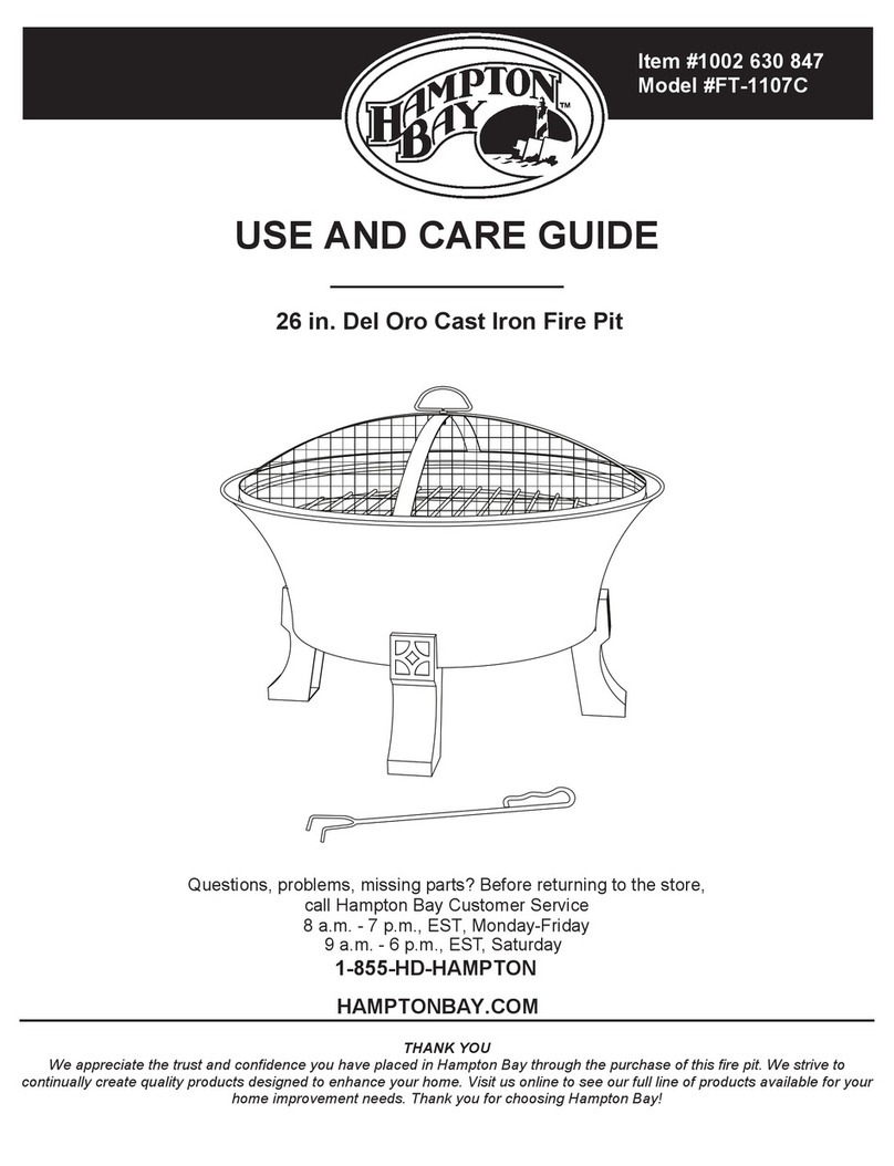 HAMPTON BAY FT-1107C Use and care guide