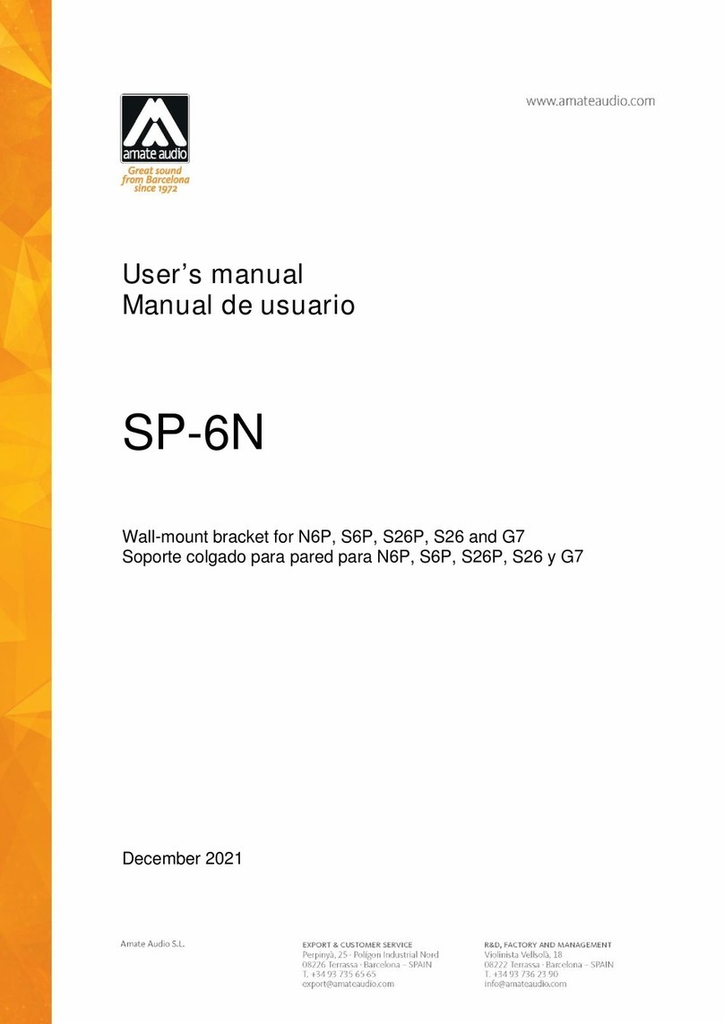 Amate Audio S26P User manual