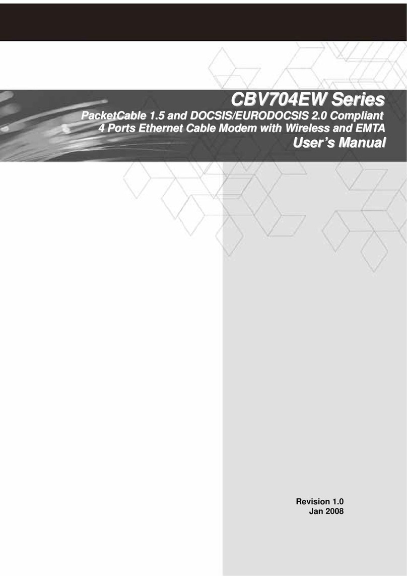 CastleNet CBV704EW Series user manual