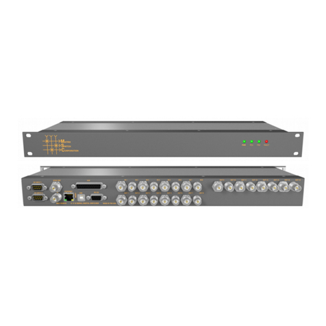 Matrix Switch Corporation MSC-XD0816S User manual
