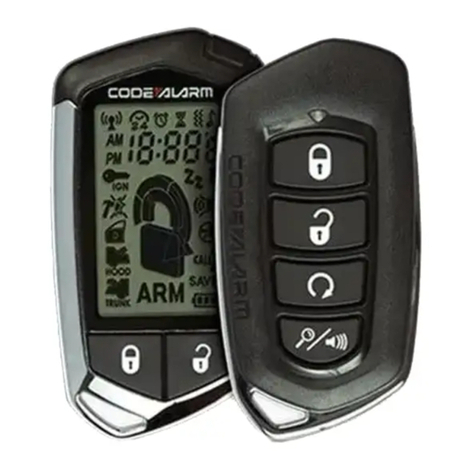 Code Alarm CA2LCD5 User manual