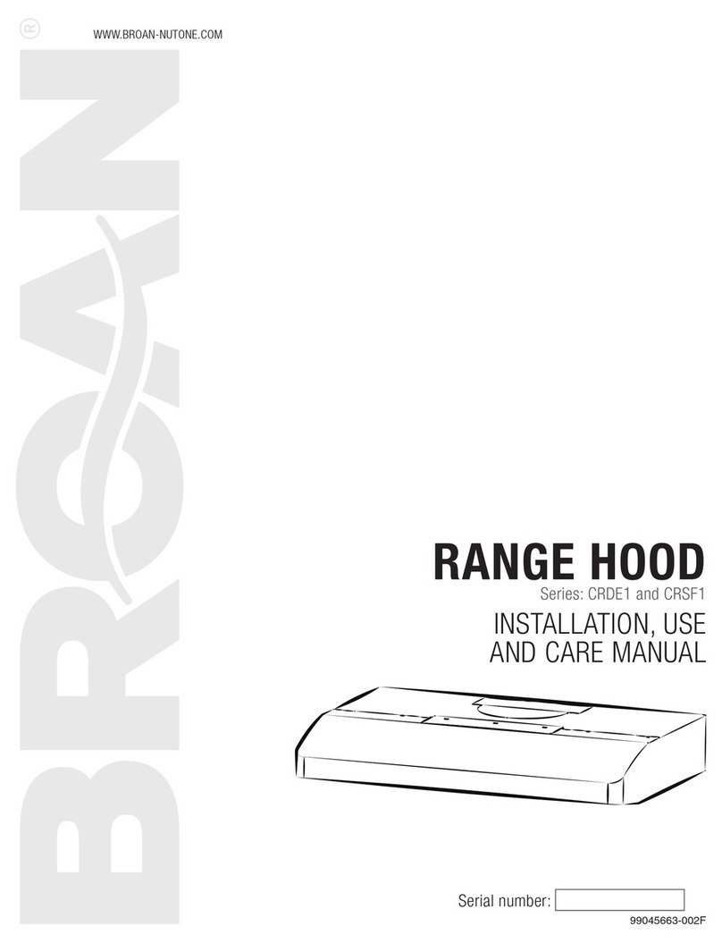 NuTone CRDE1 Series Instruction and safety manual