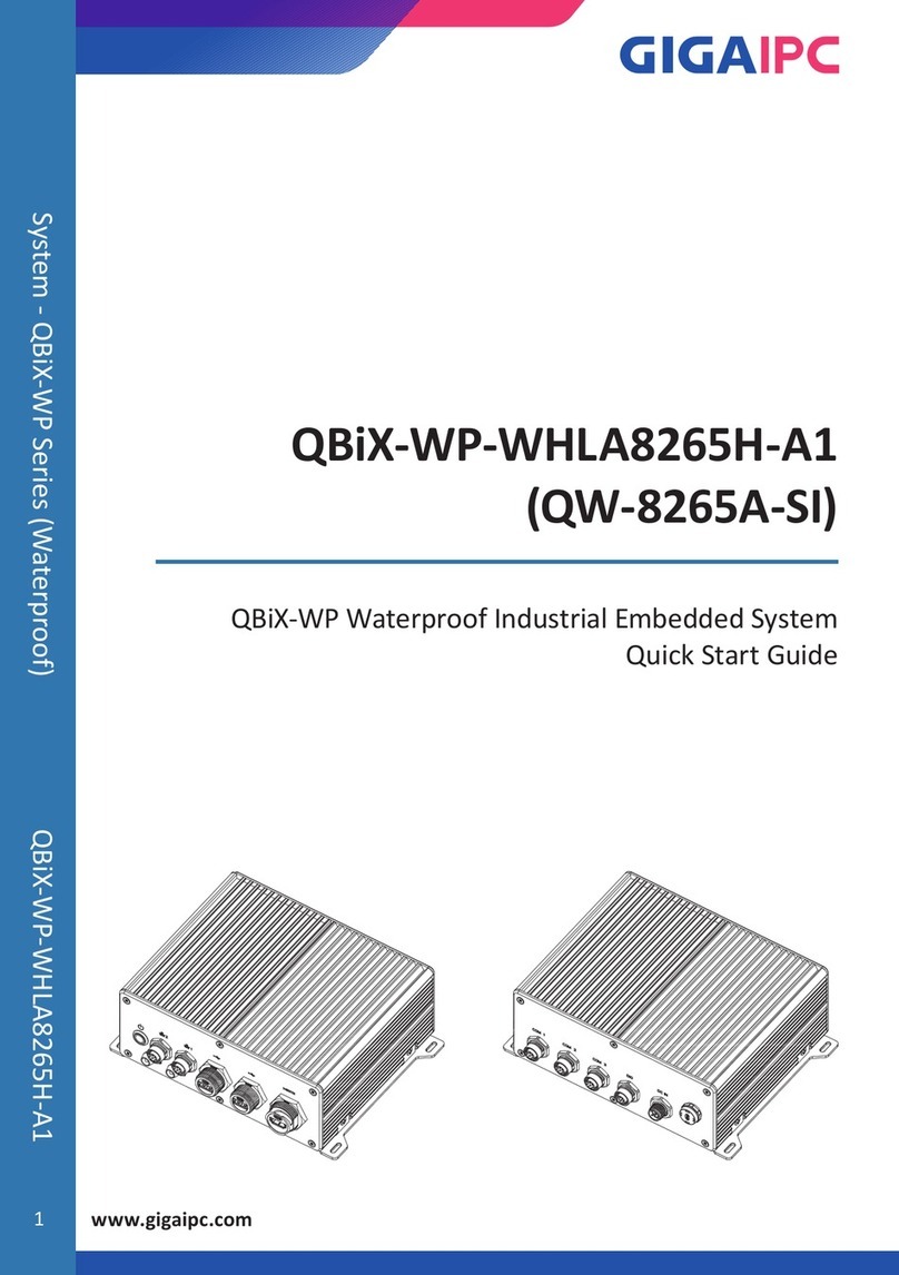 GIGAIPC QBiX-WP Series User manual GIGAIPC QBiX-WP Series User manual