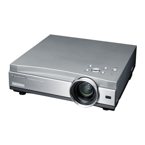 Panasonic PT-AE500 User manual
