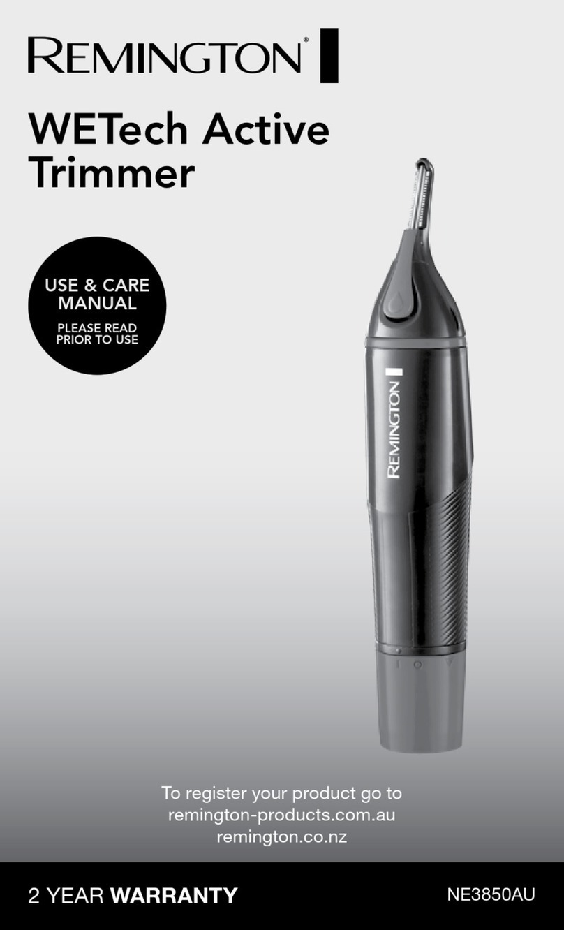 Remington WETech Active NE3850AU User manual