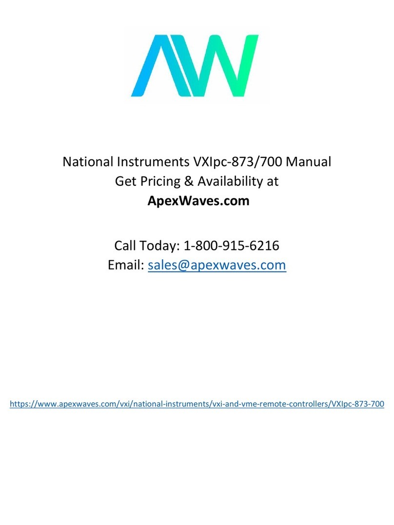 NI VXIpc 870 Series user manual