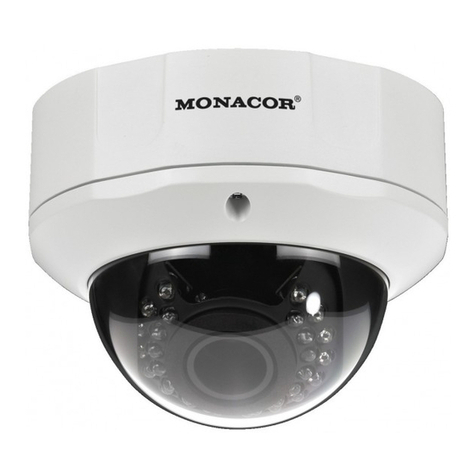 Monacor security HDCAM-370 User manual