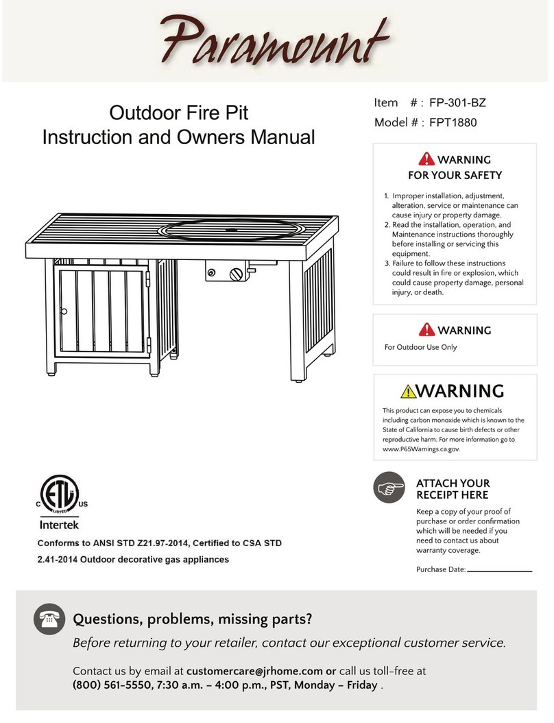 Paramount Fitness FPT1880 Instructions and owner's manual Paramount Fitness FPT1880 Instructions and owner's manual