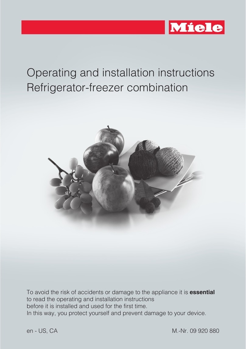 Miele KF 1903 SF User manual