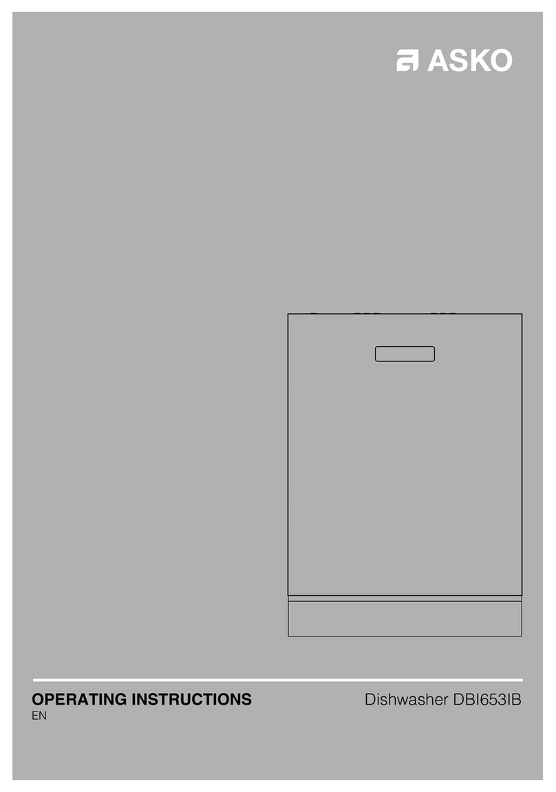 Asko G7104SCUCLST User manual