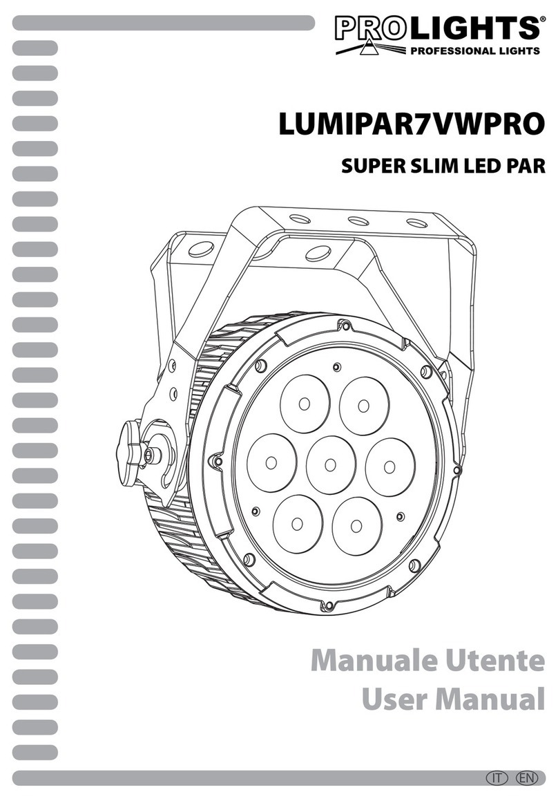 ProLights LUMIPAR7VWPRO User manual