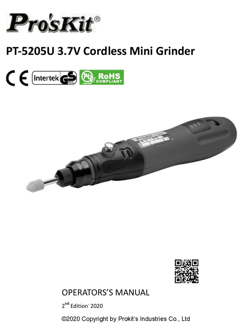 Pro's Kit PT-5205U Operator's manual