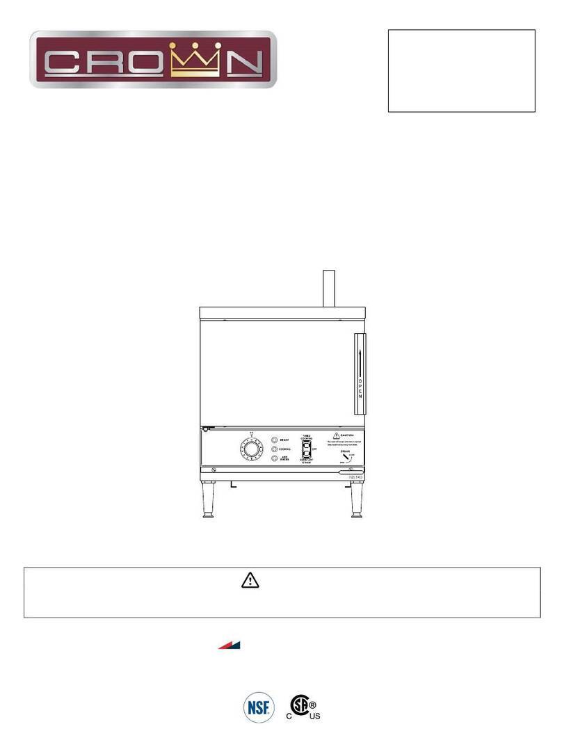 Middleby Crown EPXN-3 Installation & operation manual