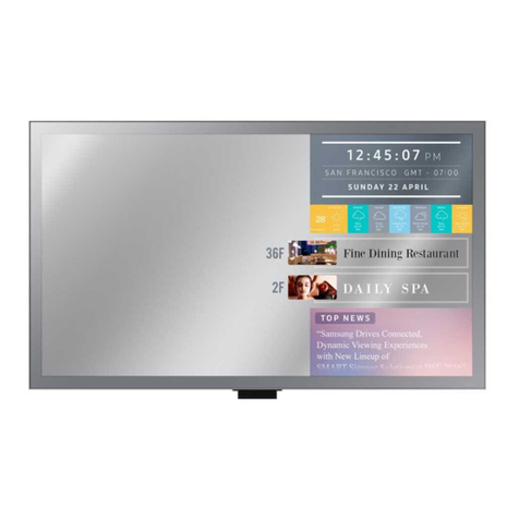 Samsung LH55MLE User manual Samsung LH55MLE User manual