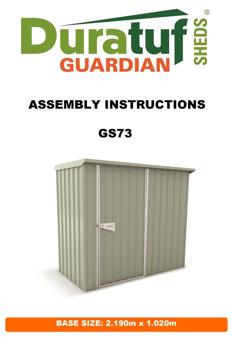 Riverlea Duratuf Guardian SHED SGS73 User manual