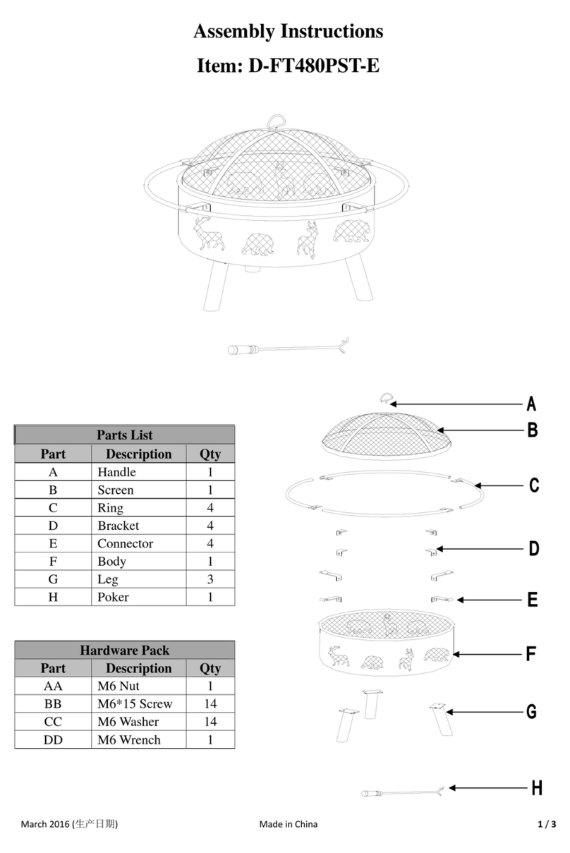 Sunjoy D-FT480PST-E User manual Sunjoy D-FT480PST-E User manual