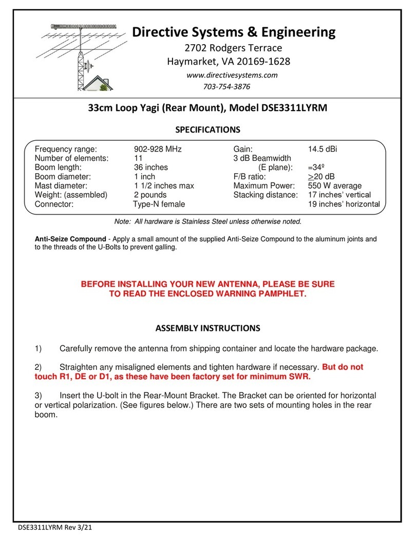 Directive Systems & Engineering DSE3311LYRM User manual Directive Systems & Engineering DSE3311LYRM User manual