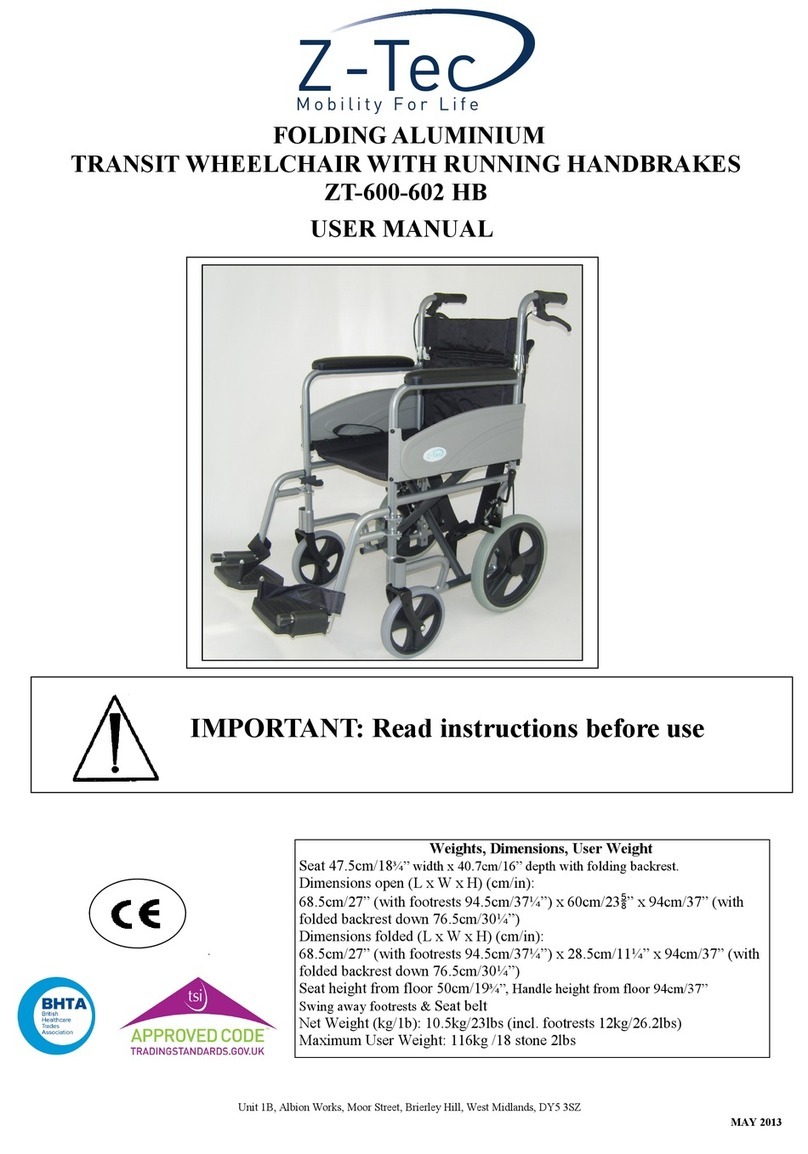 Z-Tec ZT-600-602 HB User manual