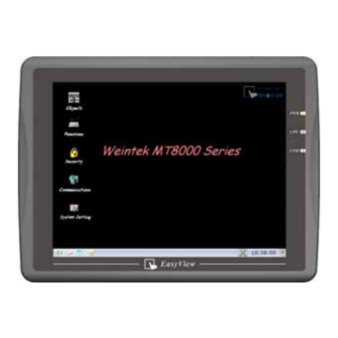 weintek MT-8080T installation instructions