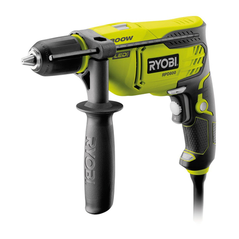 Ryobi RPD800K User manual