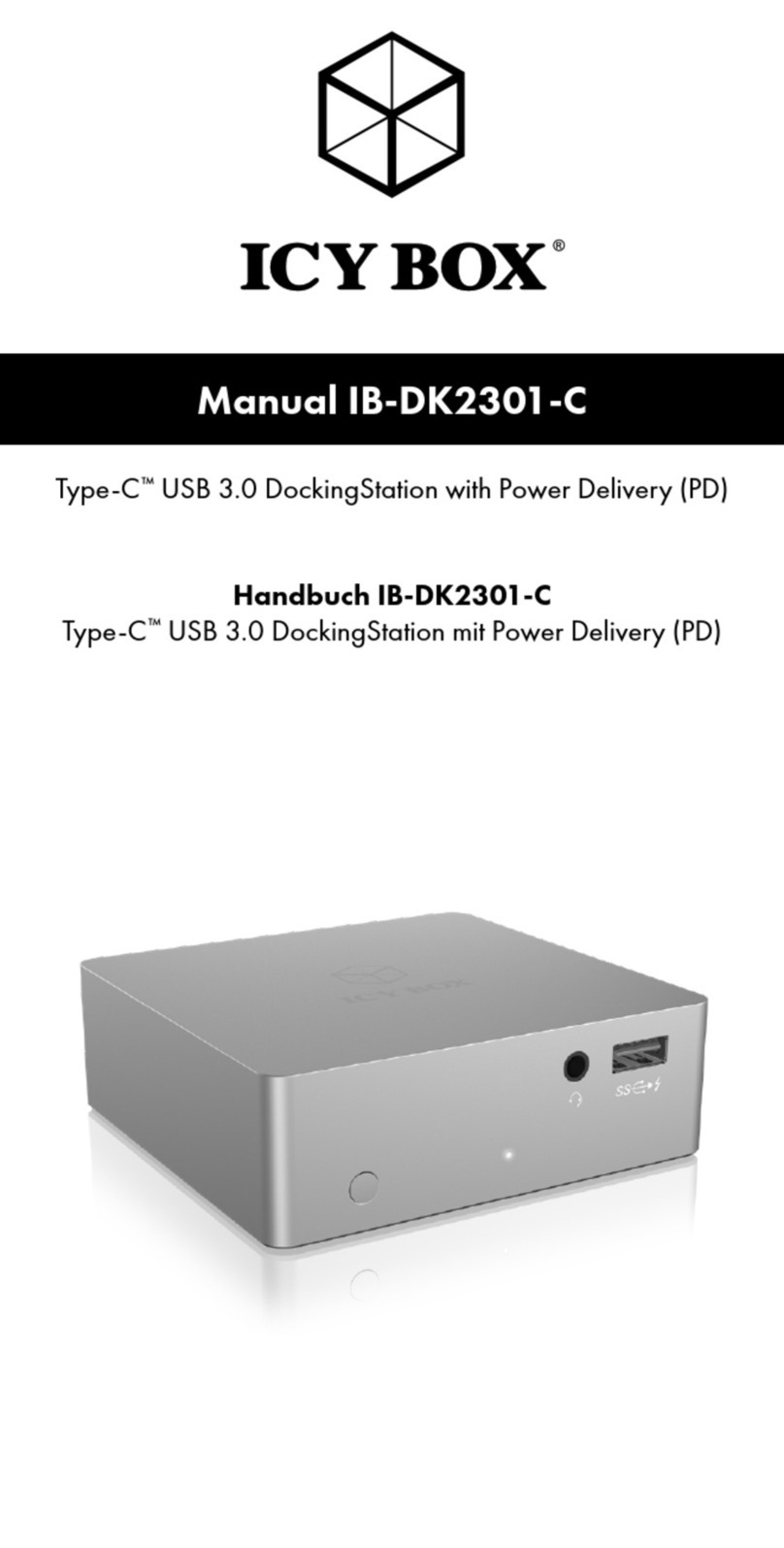 RaidSonic Icy Box IB-DK2301-C manual