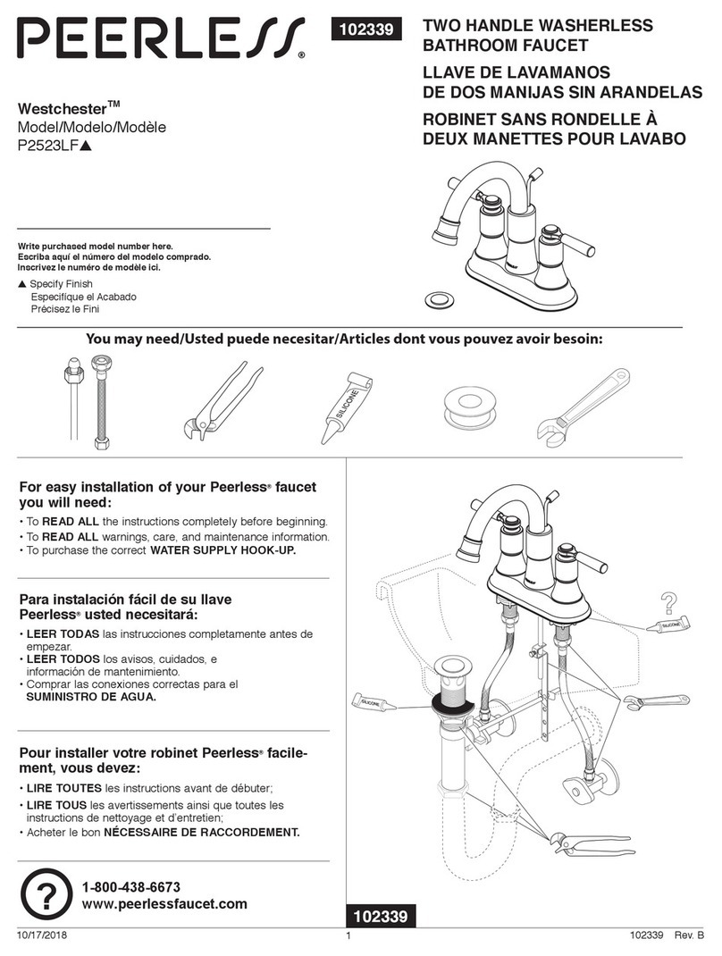 PEERLESS P2523LF User manual