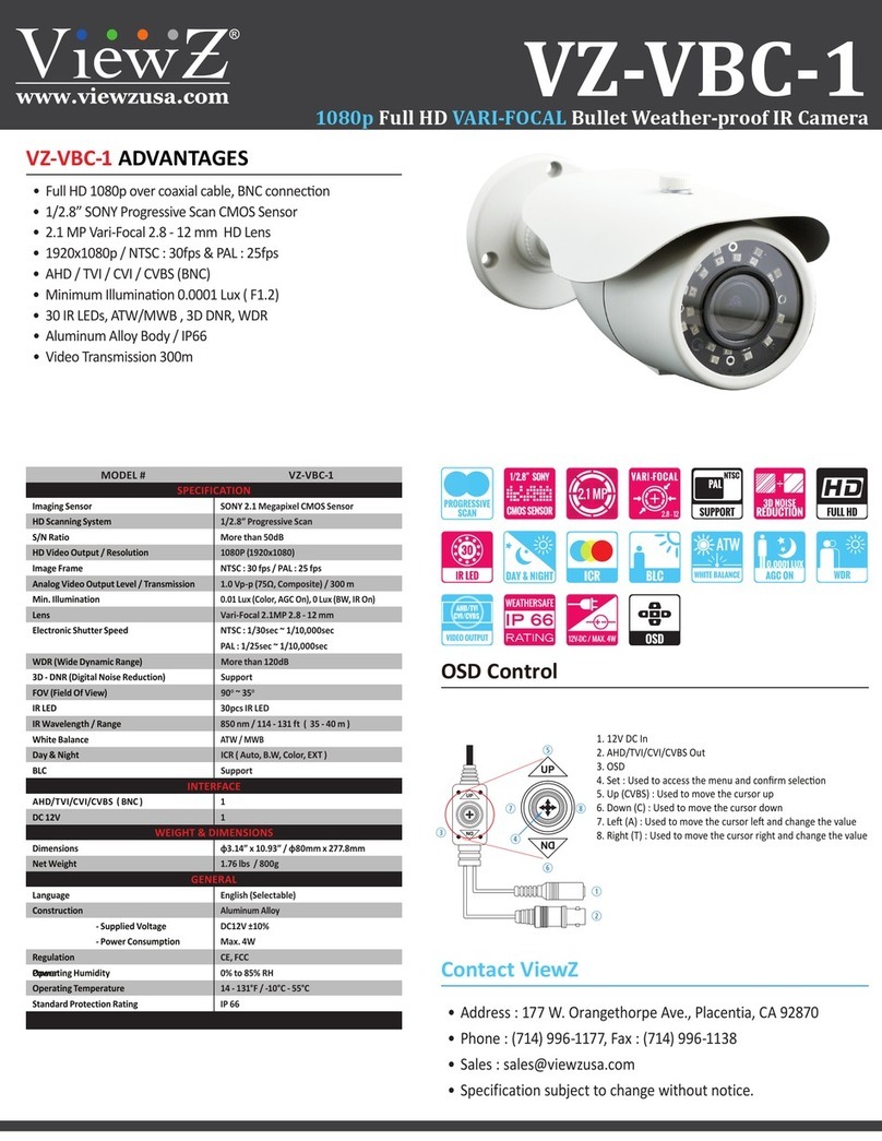 ViewZ VZ-VBC-1 installation instructions