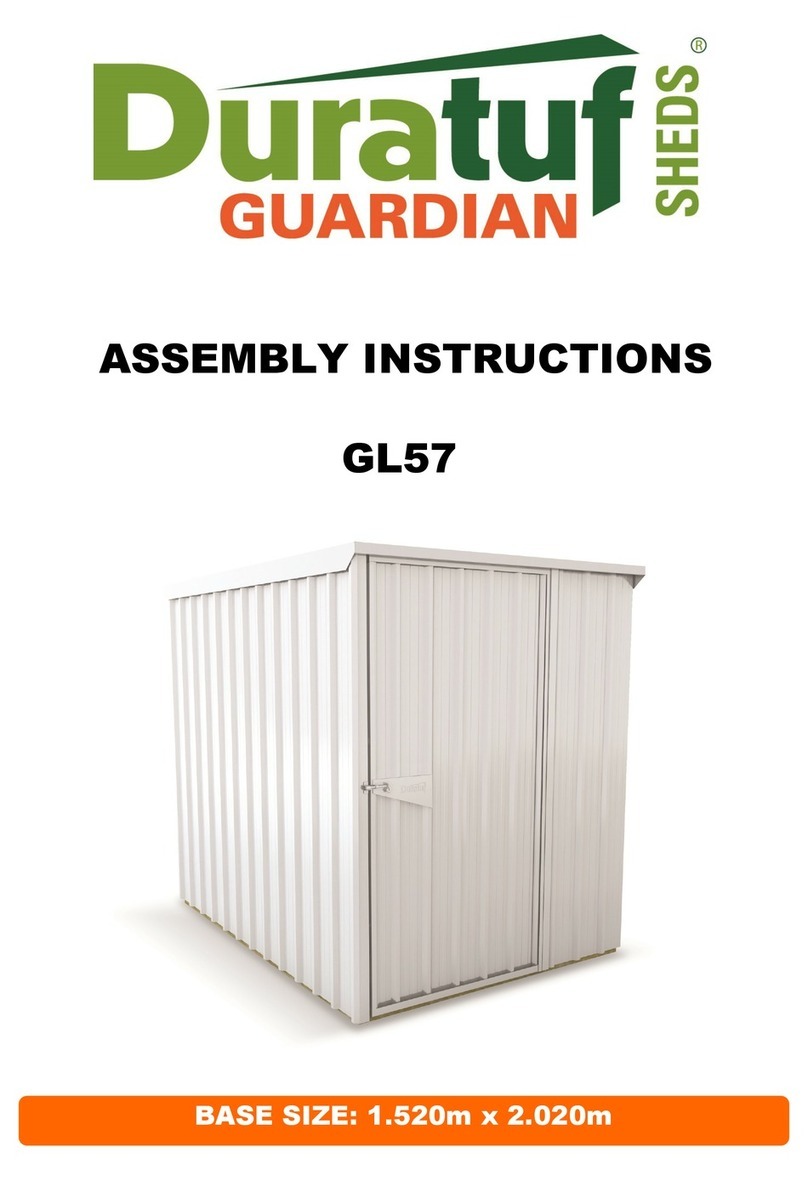 Riverlea Duratuf Guardian Sheds GL57 User manual