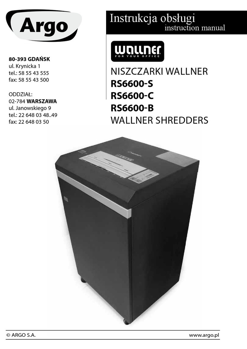Argo Wallner RS6600-S instruction manual