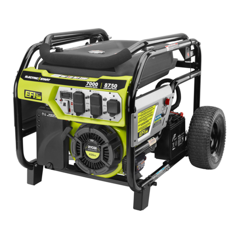 Ryobi RY907022FI Operator's manual