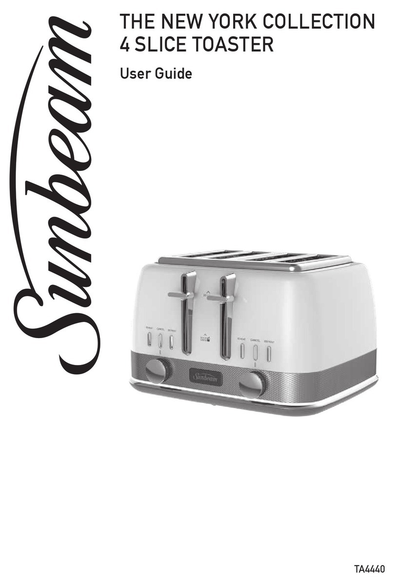 Sunbeam THE NEW YORK TA4440 user guide