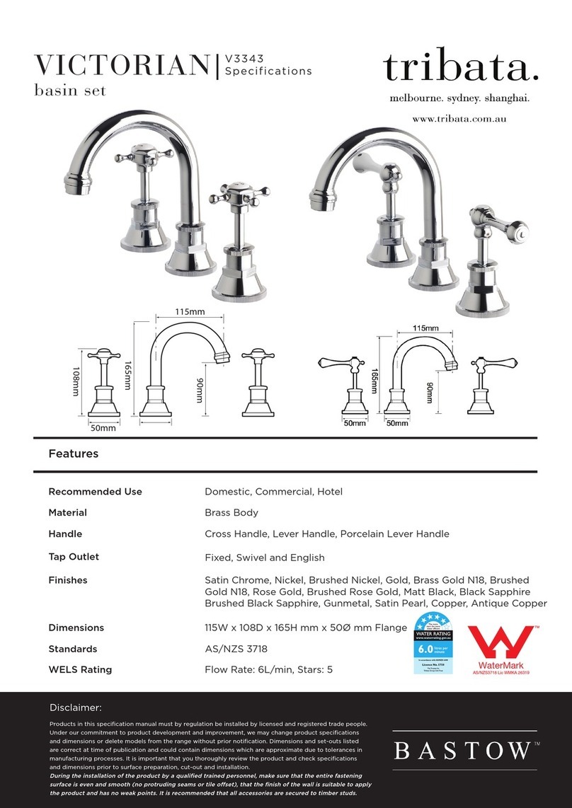 Tribata. Bastow VICTORIAN V3343 manual