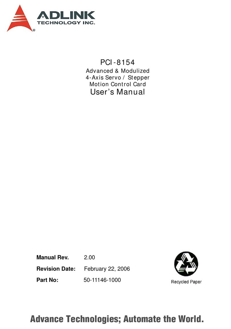 ADLINK Technology PCI-8154 user manual