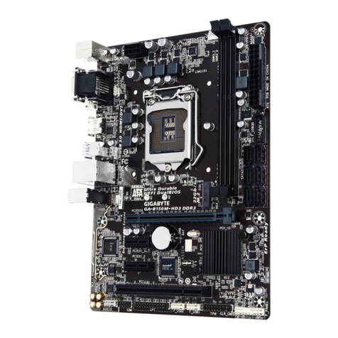 Gigabyte GA-B150M-HD3 DDR3 user manual