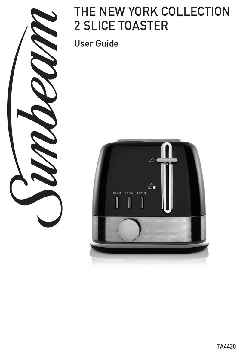 Sunbeam THE NEW YORK TA4420 user guide