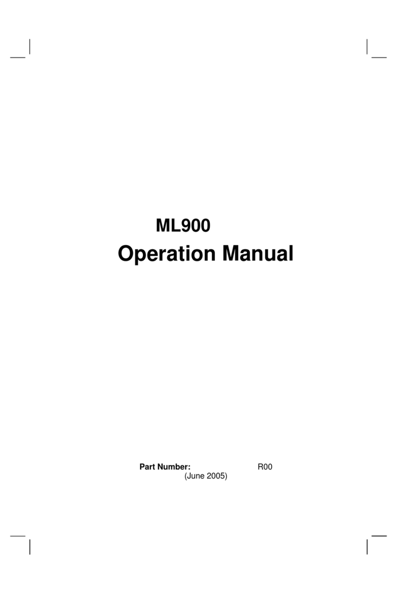 Getac Technology ML900 Operation manual