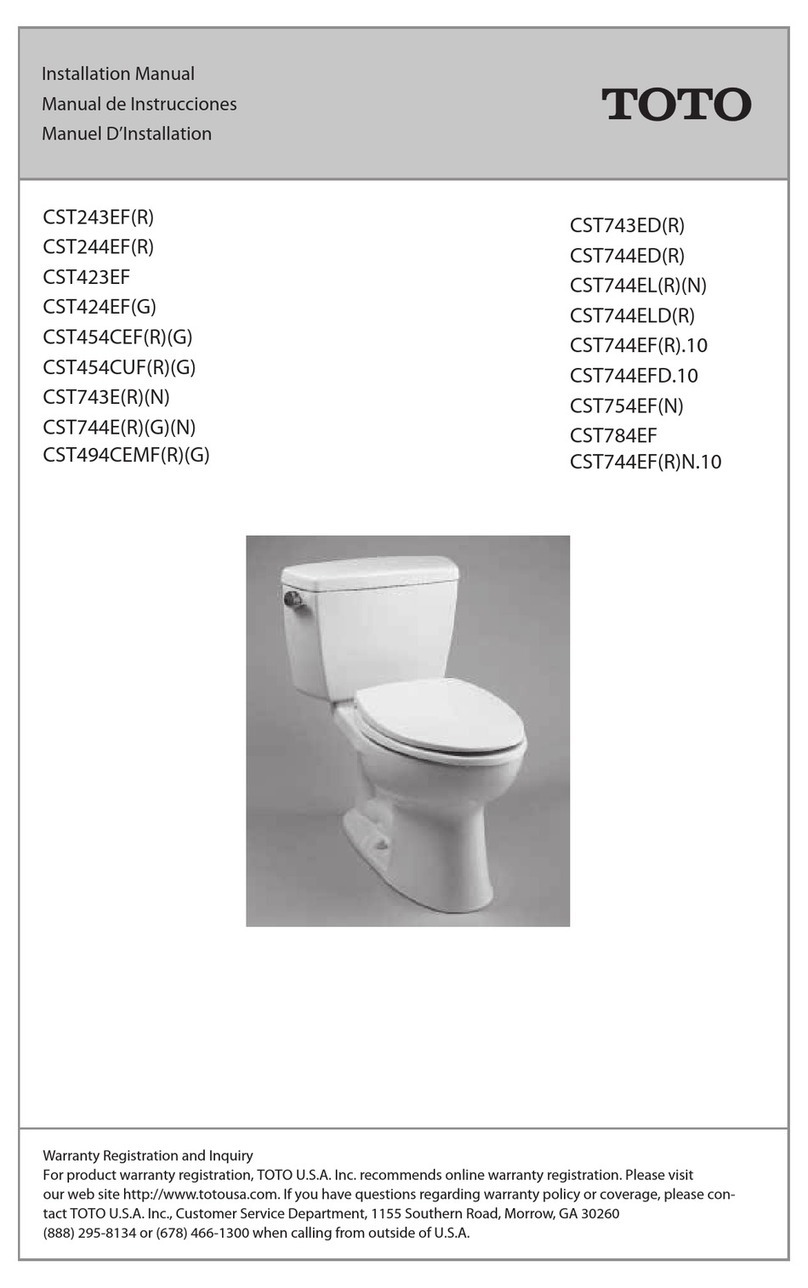Toto CST243EF User manual