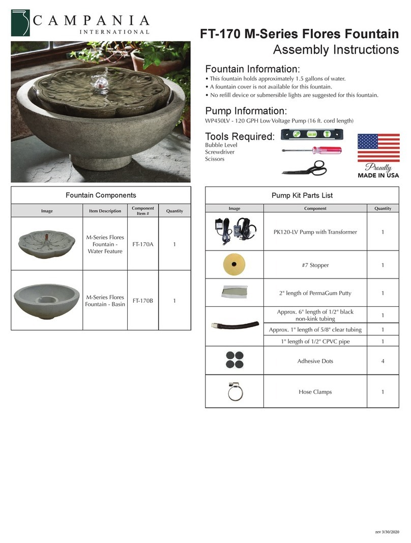 Campania International WP450LV Assembly instructions Campania International WP450LV Assembly instructions