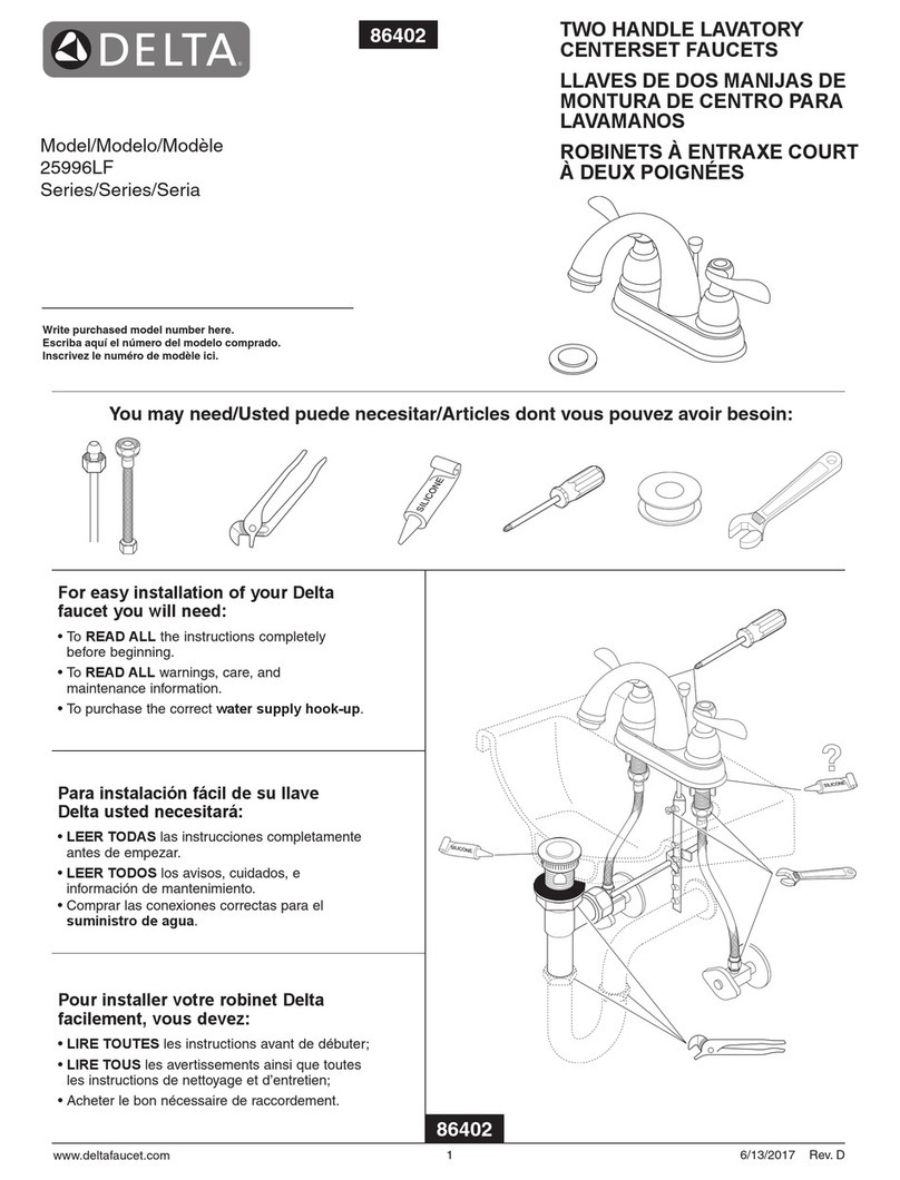 Delta 25996LF User manual