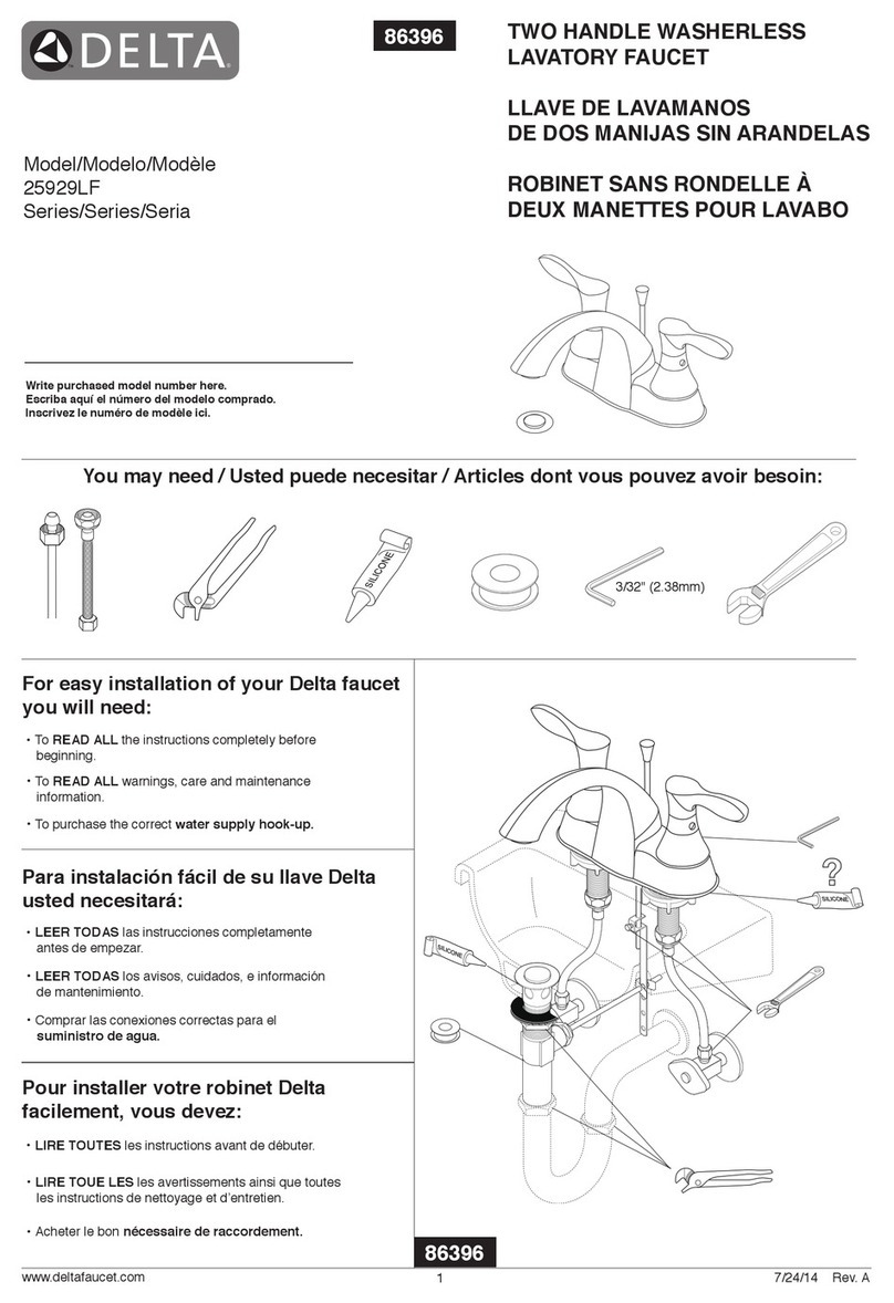 Delta 25929LF User manual