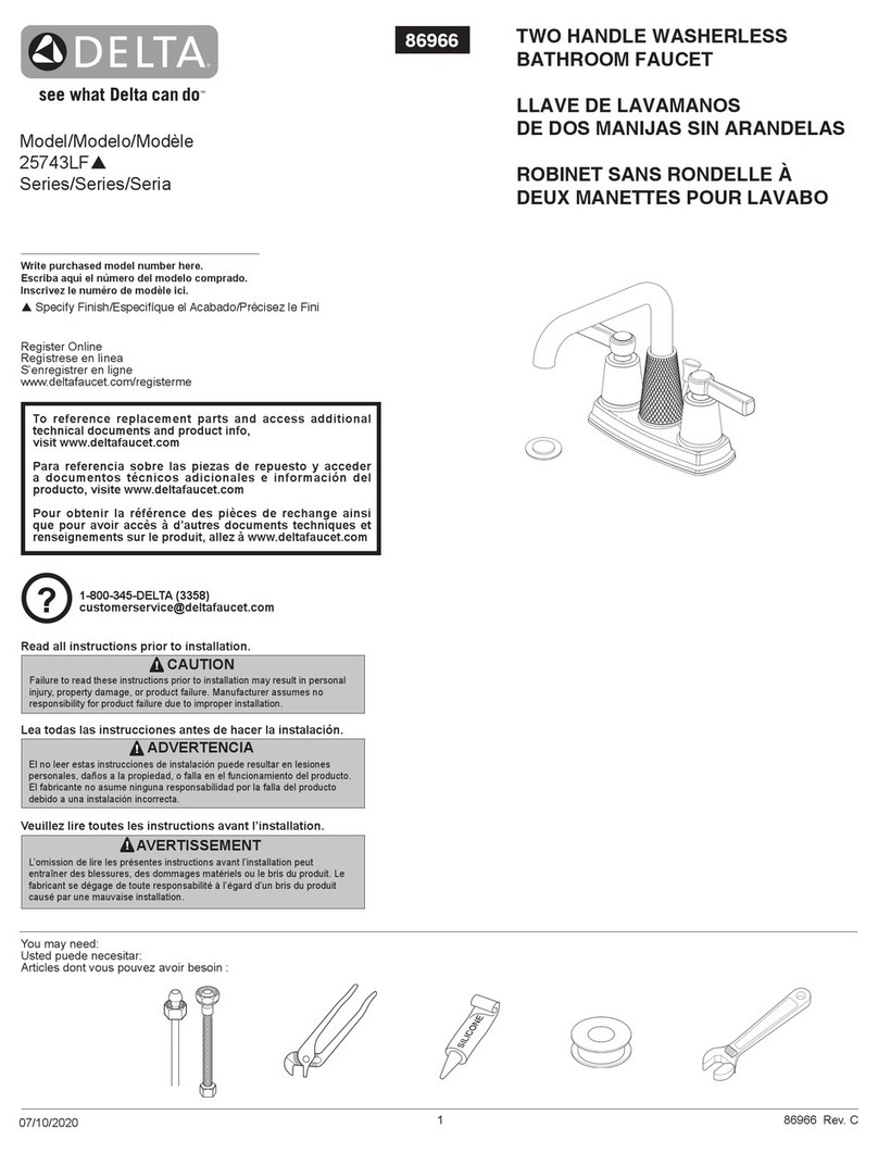 Delta 25743LF User manual