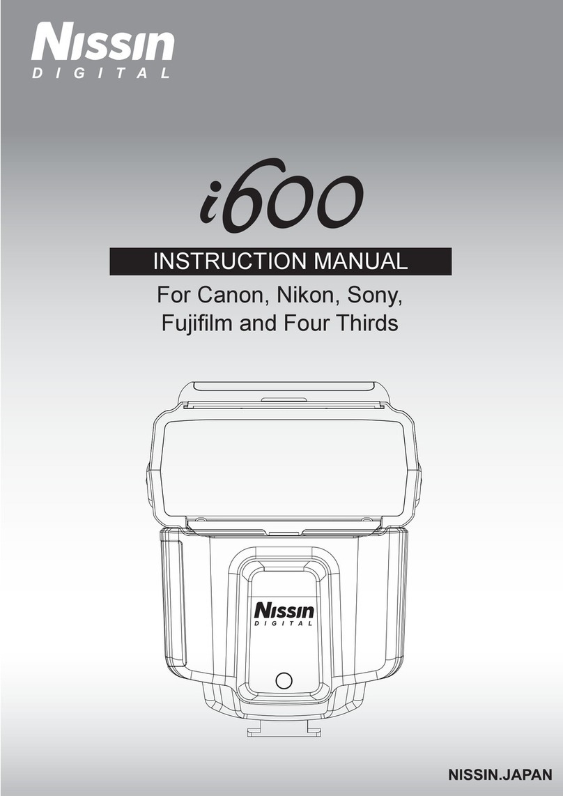 Nissin Digital i600 instruction manual