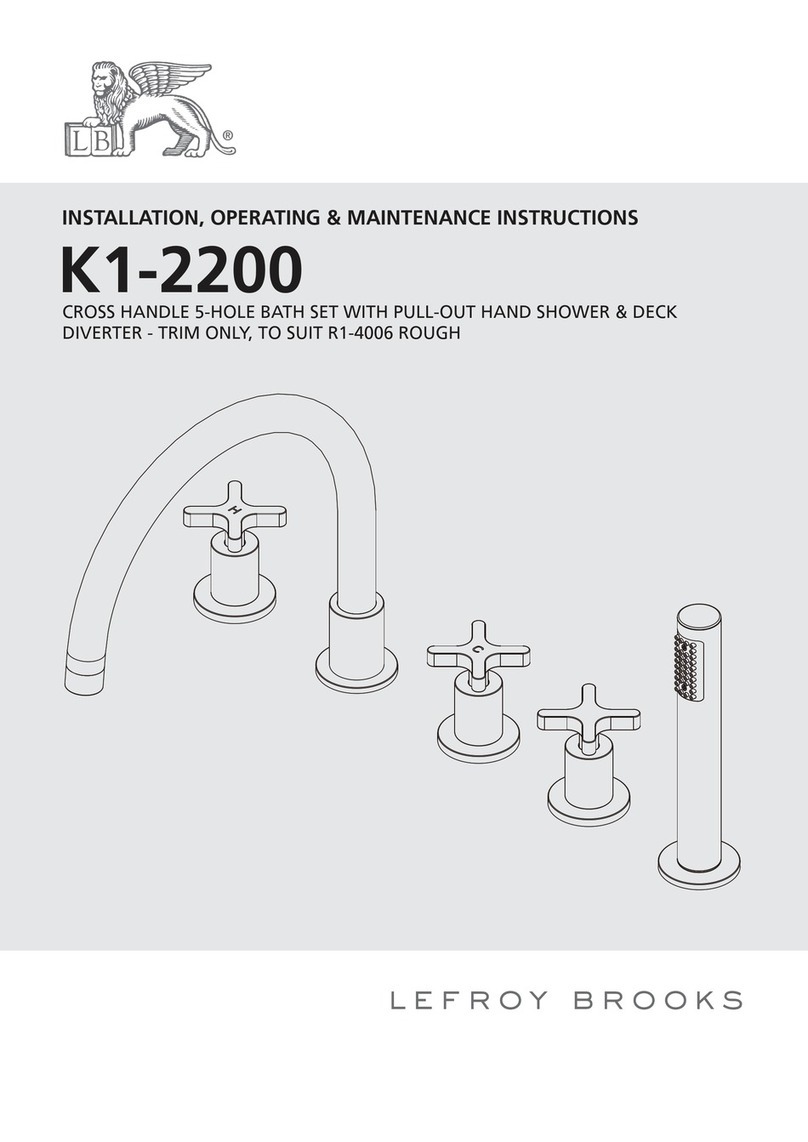 Lefroy Brooks K1-2200 Assembly instructions Lefroy Brooks K1-2200 Assembly instructions