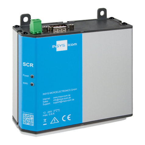 insys icom SCR-E200 Quick installation guide