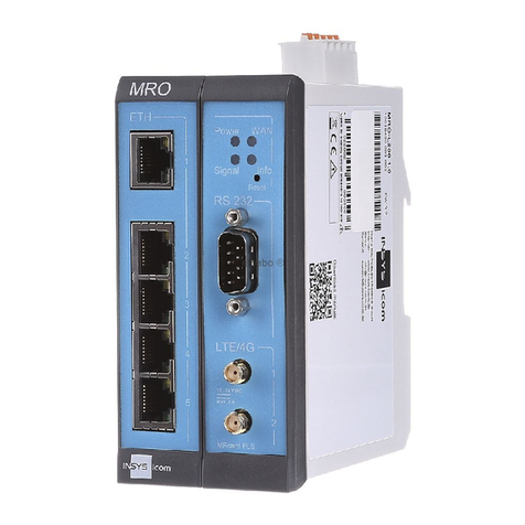 insys icom MRO-L200 Quick installation guide