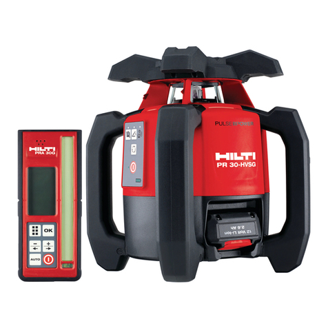 Hilti PR30-HVSG-A12 User manual Hilti PR30-HVSG-A12 User manual