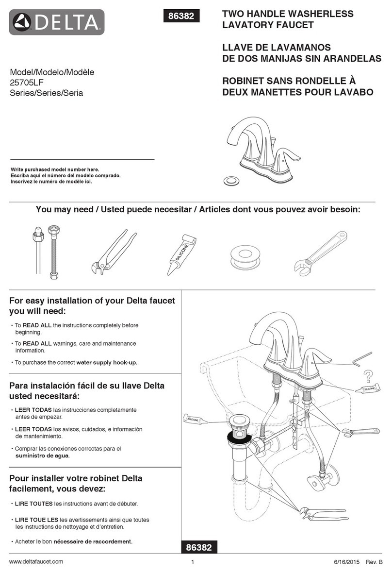 Delta 25705LF Series User manual