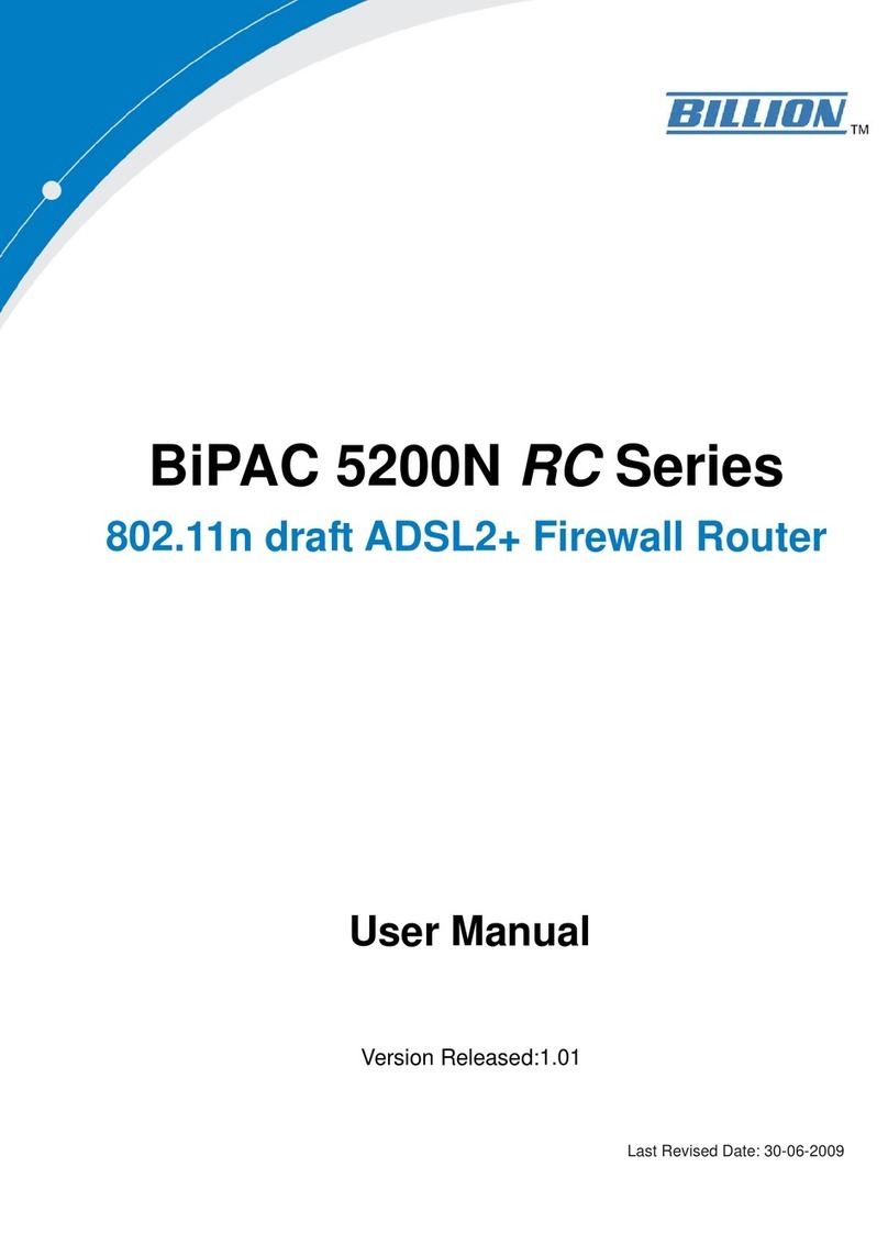 Billion BiPAC 5200W RC user manual